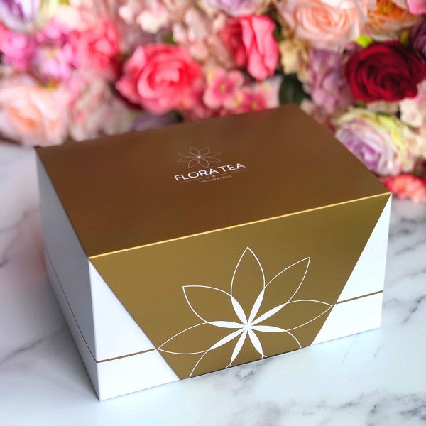 Flora Tea - 2 Glasses & 1 Presentation Gift Box