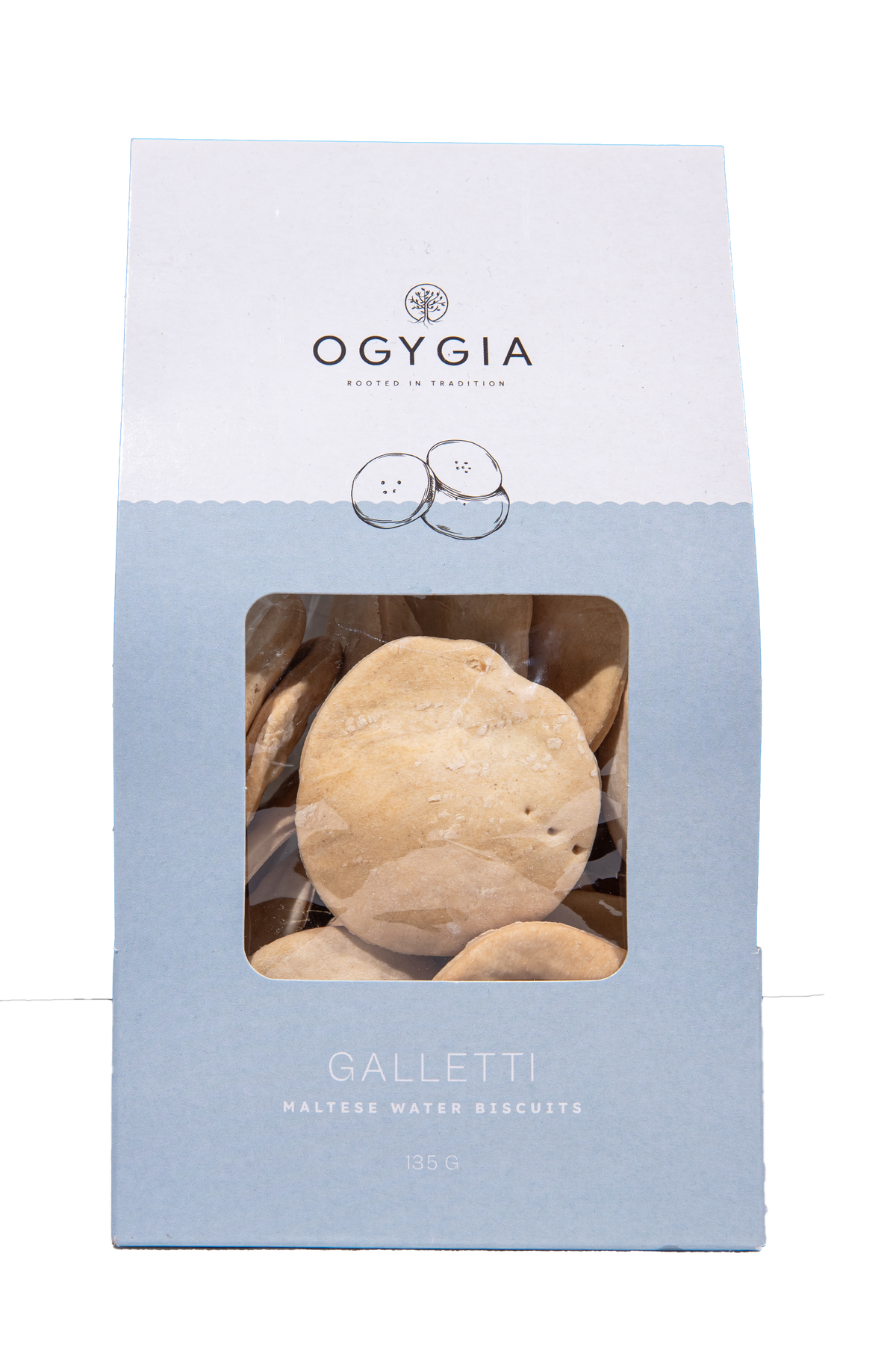 Ogygia Galletti Water Biscuits 135g
