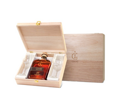 Giare Amarone – Wooden Box Gift Set with 2 Glasses