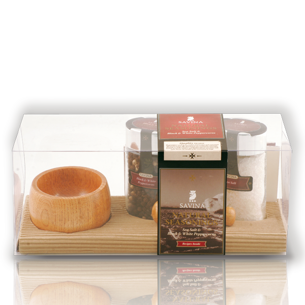 Savina Gift Pack - Natural Seasonings (Salt & Pepper)